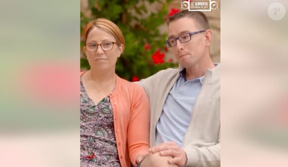 Hervé et Stéphanie lors du bilan de "L'amour est dans le pré 2021"
