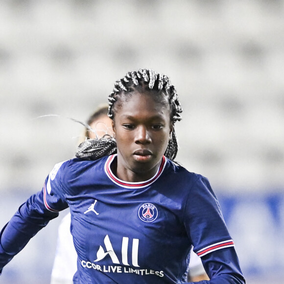Aminata Diallo : PSG vs WFC Kharkiv - UWCL, à Paris, France, le 13 octobre 2021. © Jean-Baptiste Autissier/Panoramic/Bestimage