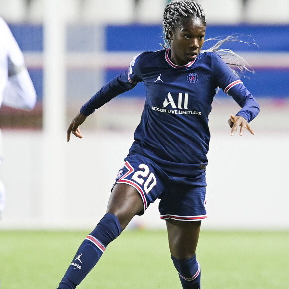 Aminata Diallo : PSG vs WFC Kharkiv - UWCL, à Paris, France, le 13 octobre 2021. © Jean-Baptiste Autissier/Panoramic/Bestimage