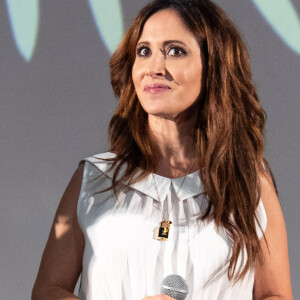 Fabienne Carat (enceinte) - Soirée de gala "Action Enfance fait son cinéma" au Grand Rex à Paris, le 20 septembre 2021. © Pierre Perusseau/Bestimage