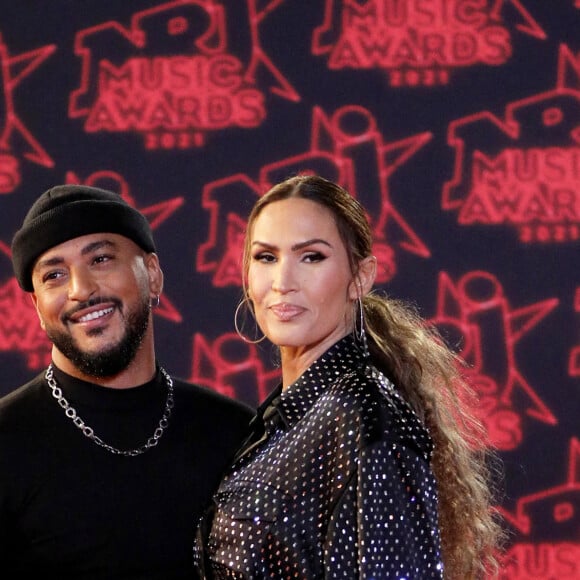 Slimane et Vitaa lors de la 23ème édition des NRJ Music Awards 2021 au Palais des Festivals de Cannes, le 20 novembre 2021. © Dominique Jacovides/Bestimage