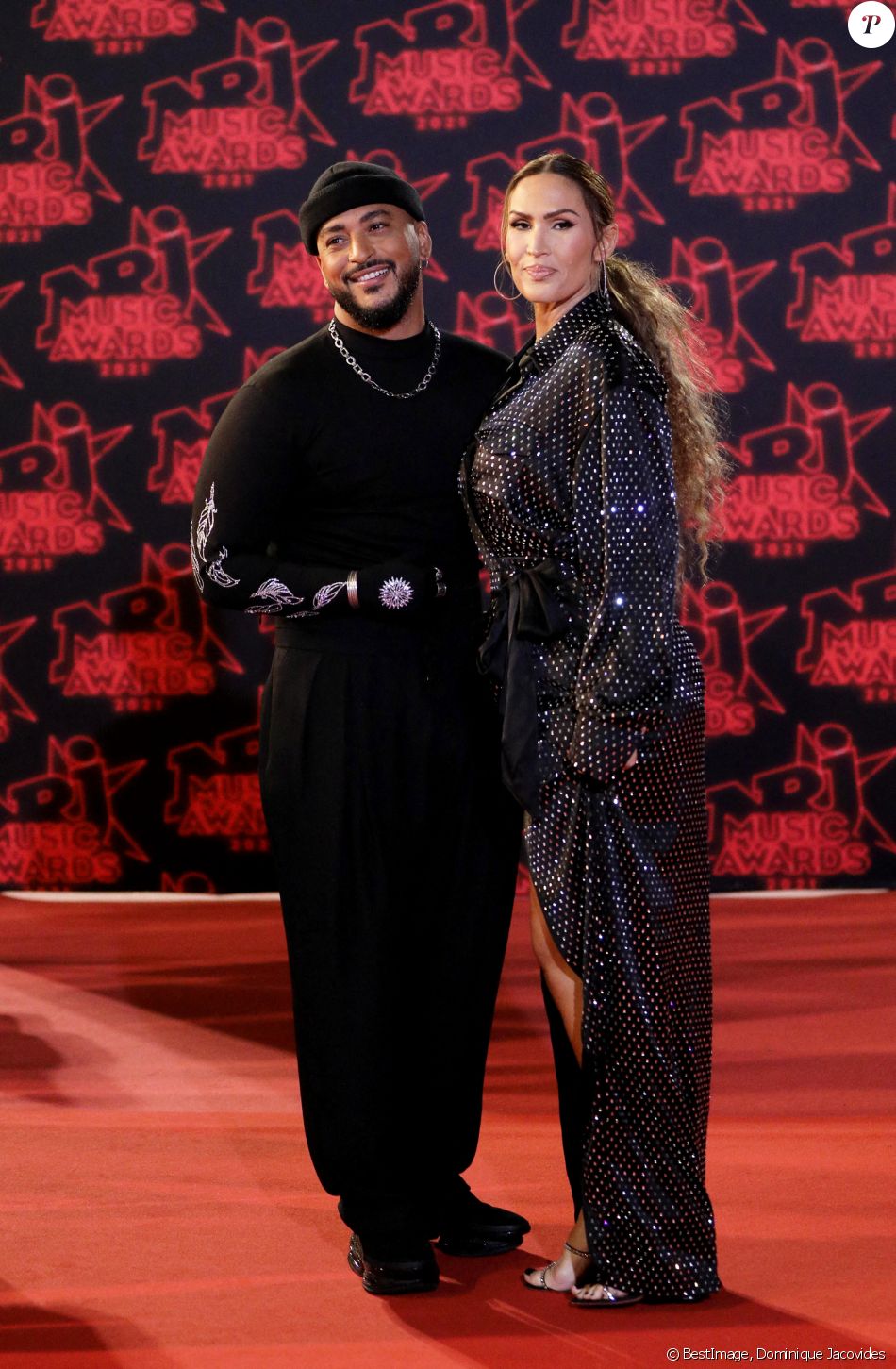 Slimane et Vitaa lors de la 23ème édition des NRJ Music Awards 2021 au