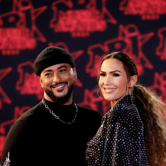 Slimane et Vitaa lors de la 23ème édition des NRJ Music Awards 2021 au Palais des Festivals de Cannes, le 20 novembre 2021. © Dominique Jacovides/Bestimage