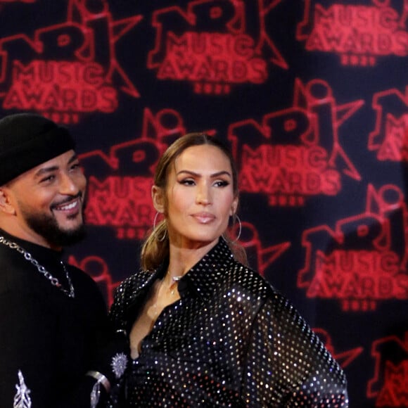 Slimane et Vitaa lors de la 23ème édition des NRJ Music Awards 2021 au Palais des Festivals de Cannes, le 20 novembre 2021. © Dominique Jacovides/Bestimage