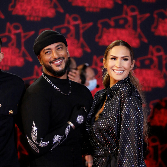 Slimane et Vitaa lors de la 23ème édition des NRJ Music Awards 2021 au Palais des Festivals de Cannes, le 20 novembre 2021. © Dominique Jacovides/Bestimage