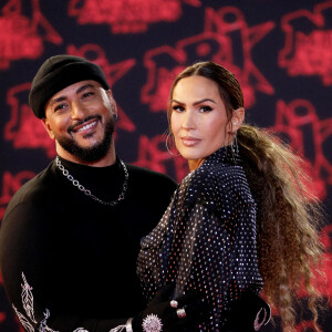 Slimane et Vitaa lors de la 23ème édition des NRJ Music Awards 2021 au Palais des Festivals de Cannes, le 20 novembre 2021. © Dominique Jacovides/Bestimage