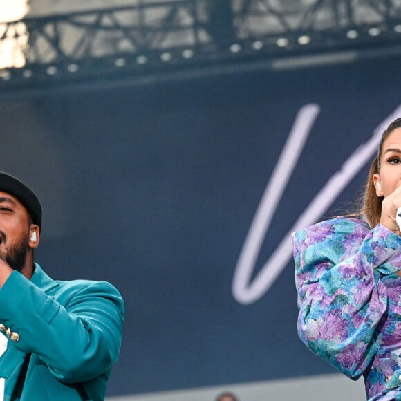 Vitaa et Slimane aux Francofolies de La Rochelle, le 10 juillet 2021.