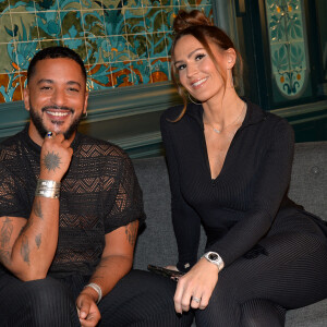 Exclusif - Slimane et Vitaa - Rendez-vous en backstage pour une interview avec Bernard Montiel avant le concert livestream "New Live Experience" à l'Olympia à Paris, diffusé en direct le 6 février sur Canal+ © Veeren Ramsamy / Bestimage