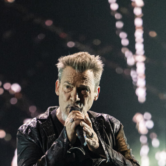 Exclusif - Florent Pagny - Concert hommage à Johnny Hallyday "Que je t'aime" à l'AccorHotels Arena Paris Bercy à Paris. Le 14 septembre 2021. © Borde-Jacovides-Moreau / Bestimage