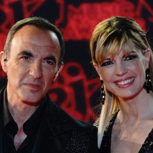 Nikos Aliagas et sa compagne Tina Grigoriou - 23e édition des NRJ Music Awards au Palais des Festivals de Cannes, le 20 novembre 2021.