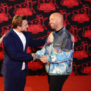 Carlito (Raphaël Carlier) et McFly (David Coscas), Franck Gastambide - 23e édition des NRJ Music Awards au Palais des Festivals de Cannes, le 20 novembre 2021.