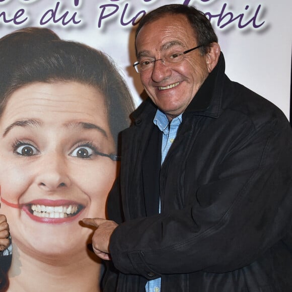 Exclusif - Jean-Pierre Pernaut - Les célébrités assistent au One Woman Show de l'humoriste E.Poux "Le syndrome du Playmobil" au Casino de Paris, France, le 15 avril 2019. © Giancarlo Gorassini/Bestimage 