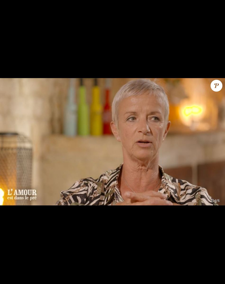 Paulette lors du bilan de "L'amour est dans le pré 2021" du 29 novembre, sur M6