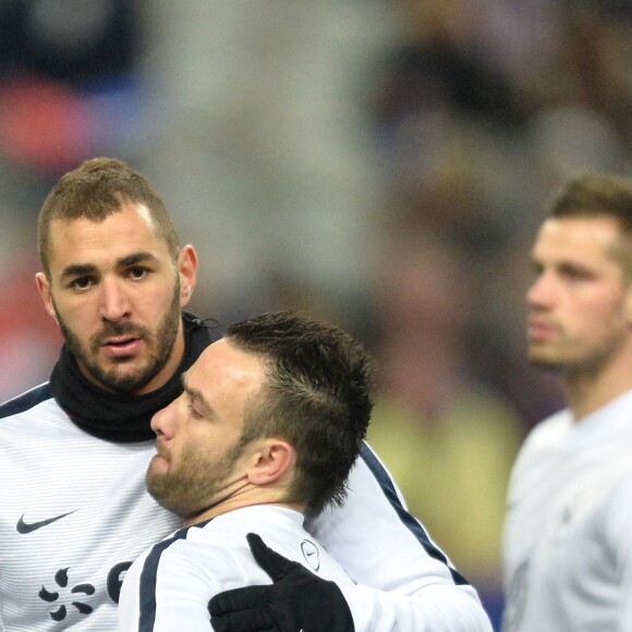 Archive - Karim Benzema (fra) - Mathieu Valbuena (fra) : France vs Bresil - match amical - 26/03/2015