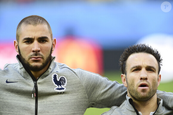 Archive - Karim Benzema (Fra) Mathieu Valbuena (Fra) : Suisse vs France - Coupe du Monde FIFA - Salvador de Bahia - 20/06/2014