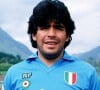Archives - Diego Maradona avec le maillot de l'équipe de football de Naples. © Imago / Panoramic / Bestimage