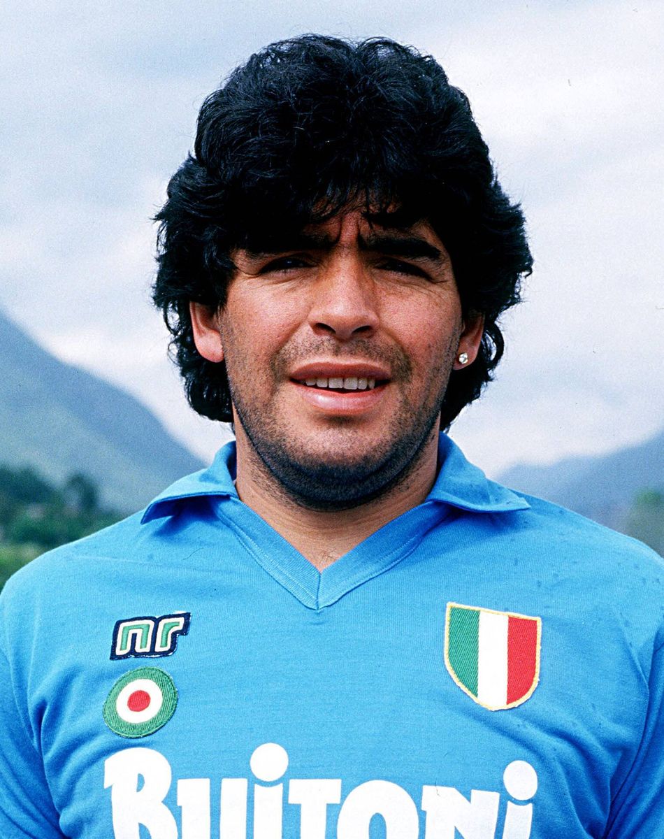 Archives - Diego Maradona avec le maillot de l'équipe de football de Naples. © Imago / Panoramic / Bestimage