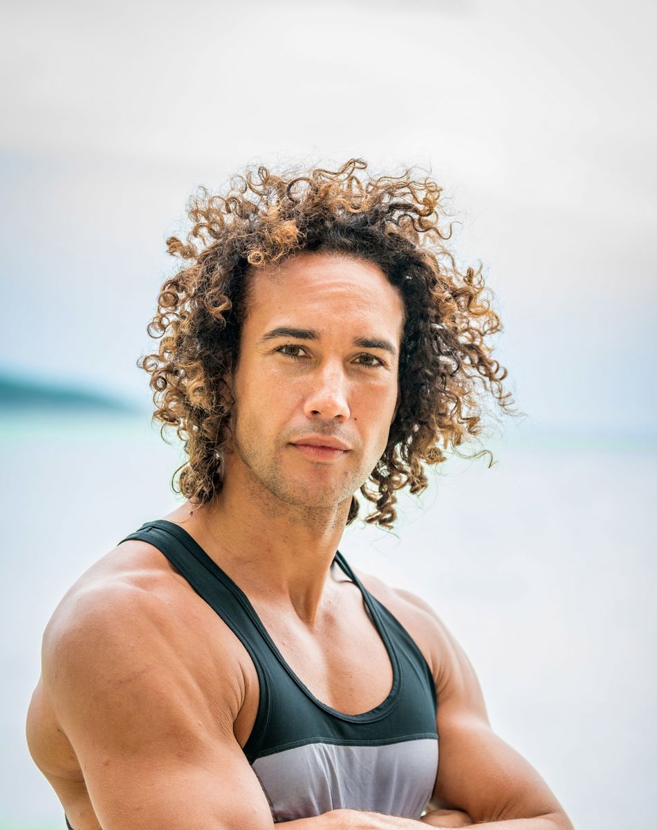 Laurent dans "Koh-Lanta, La Légende", émission spéciale célébrant le vingtième anniversaire du jeu de survie de TF1.
