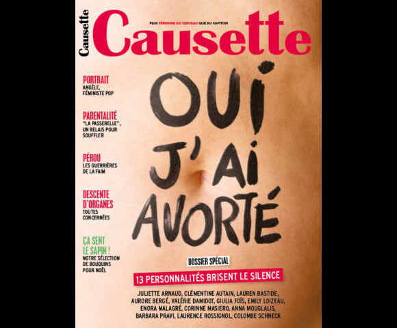 Magazine "Causette" de Décembre 2021.
