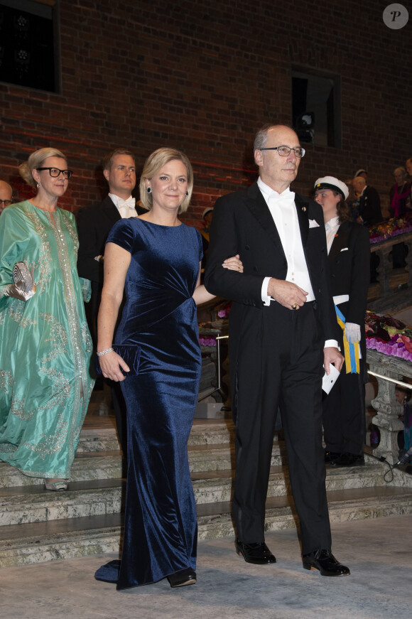 Magdalena Andersson (ministre suédoise des Finances), Douglas Dykaar - La famille royale de Suède a offert un magnifique banquet pour la cérémonie des Prix Nobel 2018, à l'hôtel de ville de Stockholm, Suède, le 10 décembre 2018.