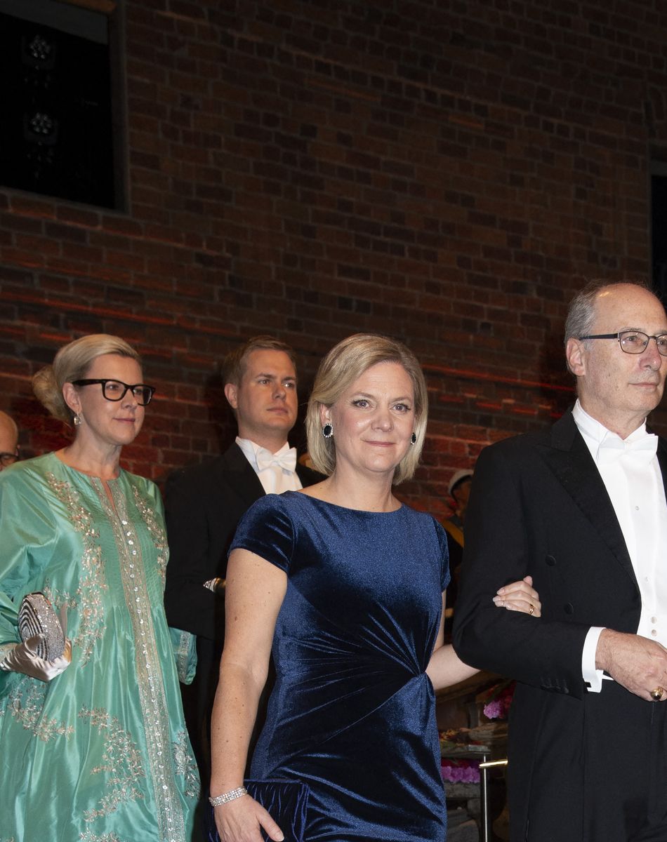 Magdalena Andersson (ministre suédoise des Finances), Douglas Dykaar - La famille royale de Suède a offert un magnifique banquet pour la cérémonie des Prix Nobel 2018, à l'hôtel de ville de Stockholm, Suède, le 10 décembre 2018.