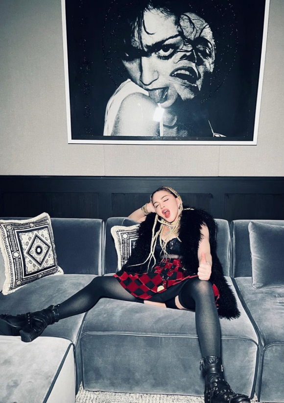 Madonna en octobre 2021.