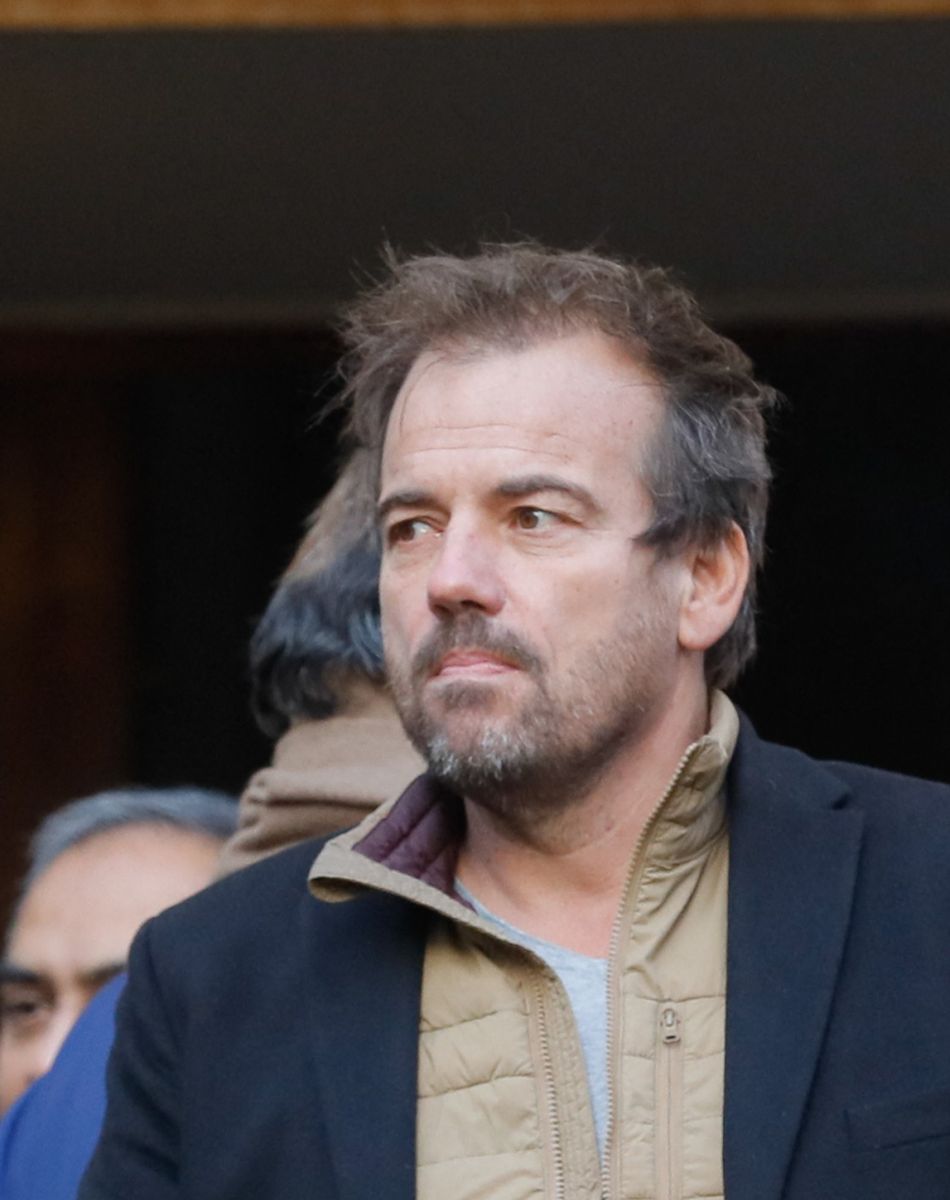 Stéphane Henon - Sorties des obsèques de la comédienne Pascale Roberts en l'église Saint Roch à Paris le 8 novembre 2019.