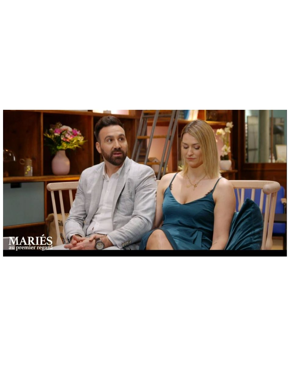 Laure et Matthieu dans "Mariés au premier regard 2021", le 10 mai, sur M6