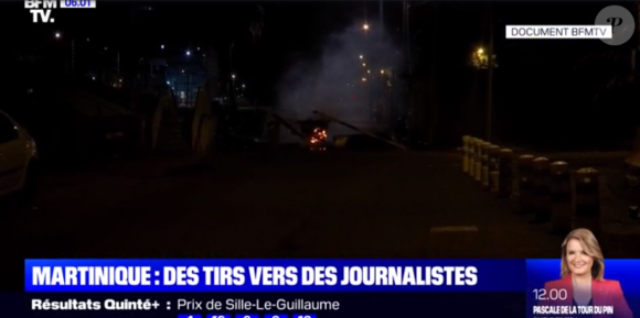 Des journalistes de BFMTV visés par des coups de feu en Martinique - BFM TV