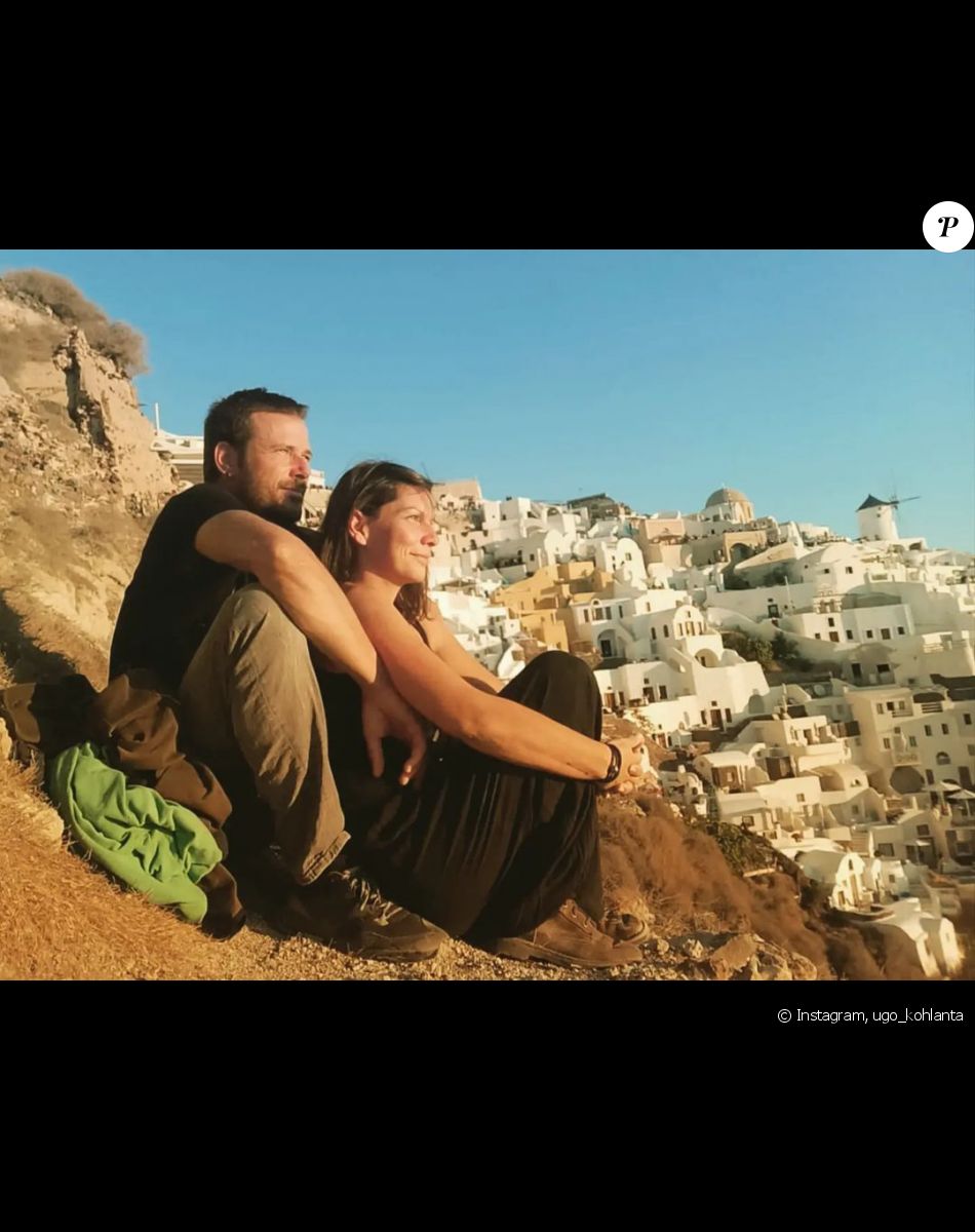Ugo avec sa nouvelle compagne Lisa lors d'un voyage en Grèce en octobre 2021.