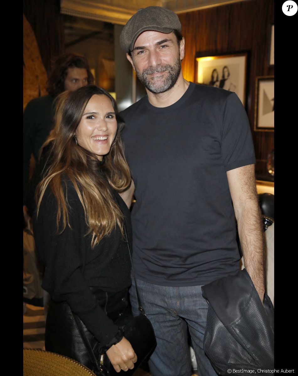 Joyce Jonathan, Grégory Fitoussi - People au défilé de mode "Tania Valenti" au Sofitel à Paris, lors de la fashion week. Le 30 septembre 2021 © Christophe Aubert via Bestimage