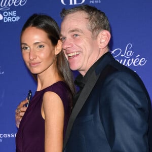 Exclusif - Garou et sa compagne Emily - Premier dîner caritatif de la Fondation One Drop au Pavillon Dauphine à Paris, le 19 novembre 2021. © Coadic Guirec/Bestimage