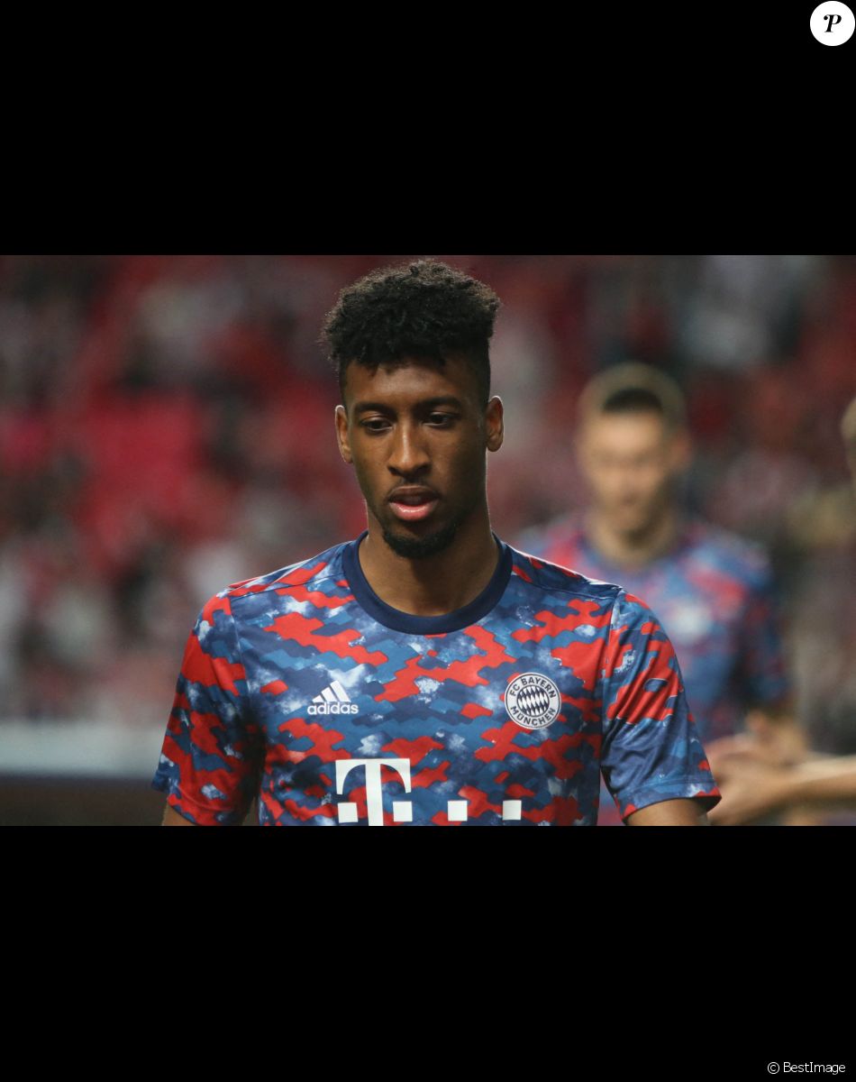 Kingsley Coman - Match de la Ligue Des Champions "Benfica - Bayern Munich" au stade de Luz à Lisbonne.