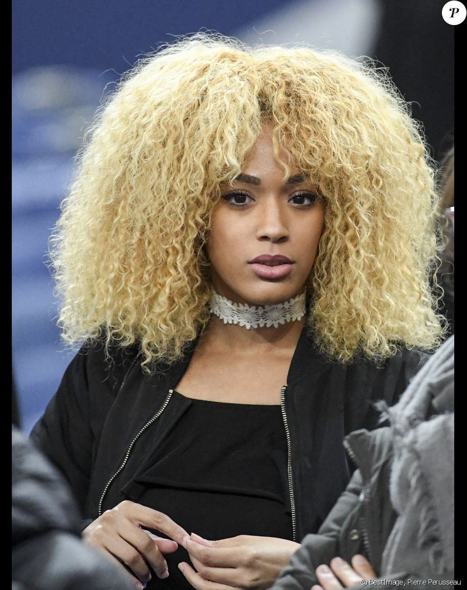 Sephora l'ancienne compagne de Kingsley Coman, au match de qualification pour la Coupe du Monde 2018, "France-Bulgarie" au Stade de France à Saint-Denis, le 7 octobre 2016. © Pierre Perusseau/Bestimage