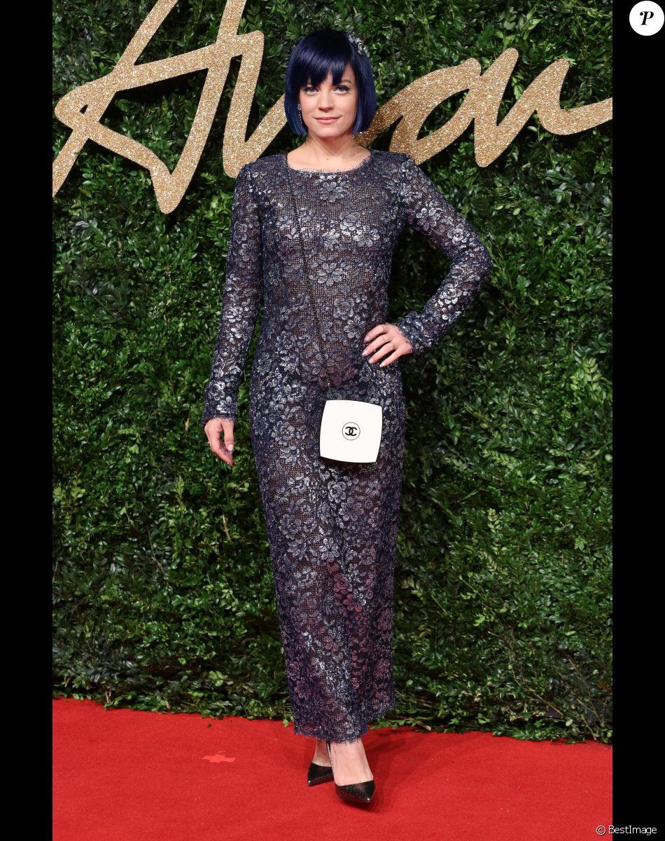 Lily Allen - Soirée des "British Fashion Awards" à Londres. Le 23 novembre 2015