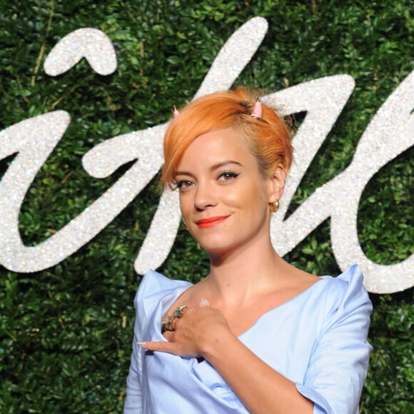 Lily Allen - Cérémonie "The British Fashion Awards" 2014 à Londres, le 1er décembre 2014.