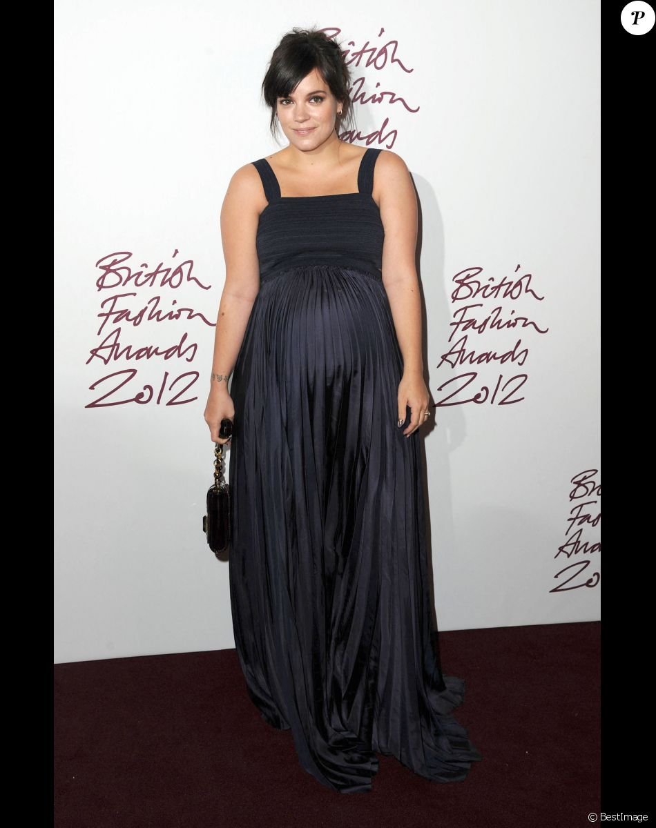 Lily Allen - Soiree des British Fashion Awards à Londres le 27 novembre 2012.