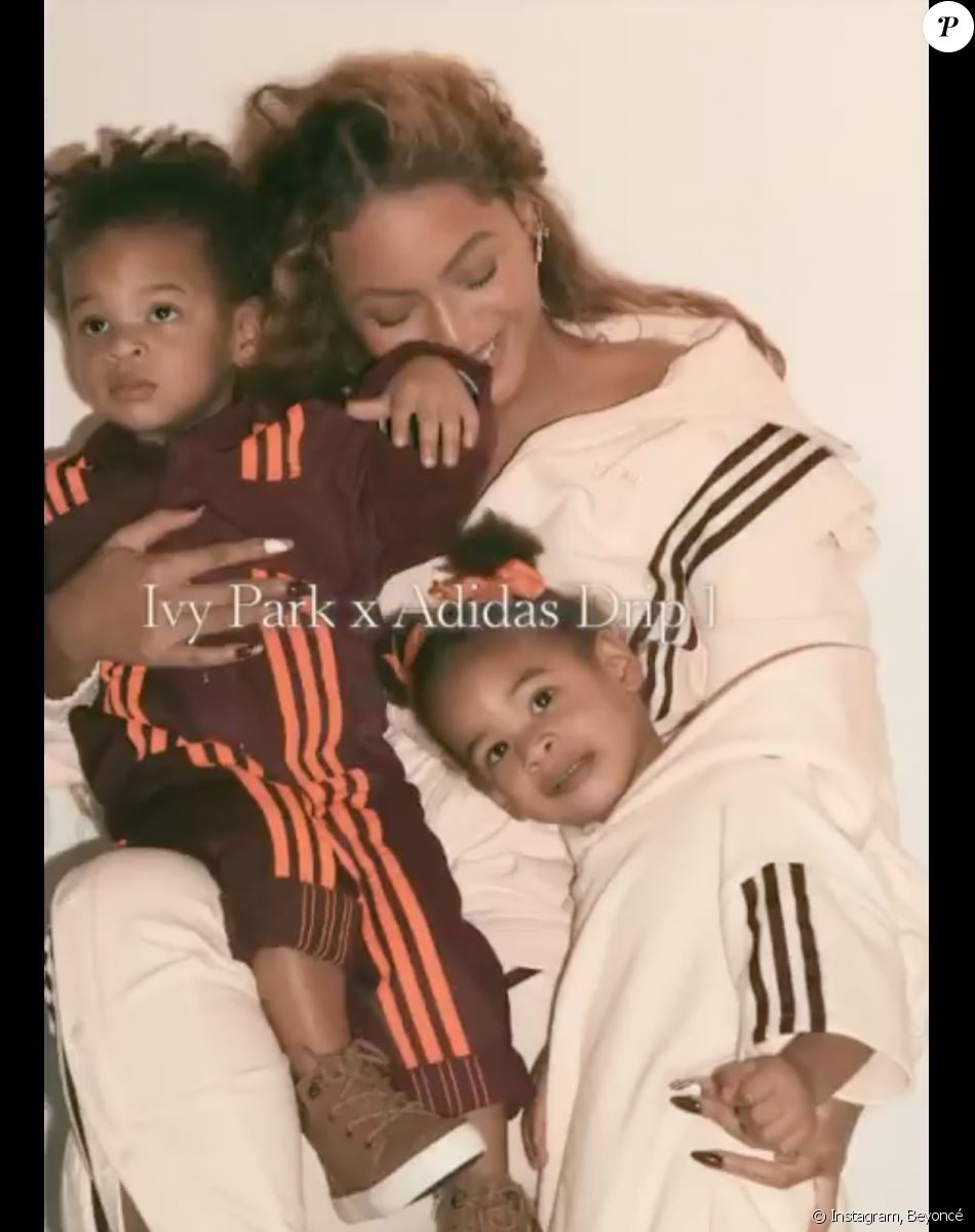 Beyoncé et ses jumeaux, Sir et Rumi.