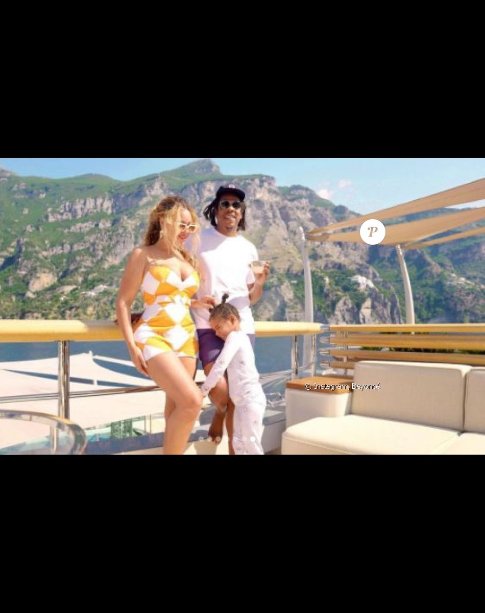 Beyoncé, Jay-Z et leur fille Rumi en vacances dans le sud de la France. Septembre 2021.