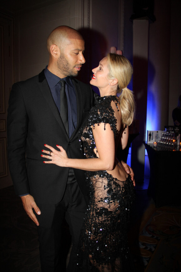 Tatiana Laurens et son mari Xavier Delarue - Dîner de la 41ème édition du Prix The Best à l'hôtel George V à Paris le 25 janvier 2018. © Philippe Baldini/Bestimage