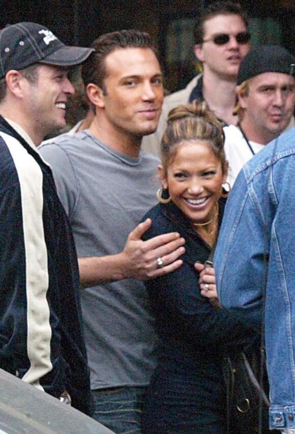 Tournage d'un clip de Jennifer Lopez avec Ben Affleck en guest à Los Angeles.