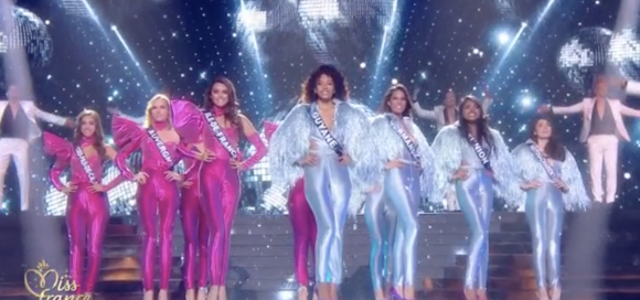 Les Miss régionales en mode disco lors de la 101 cérémonie Miss France - TF1