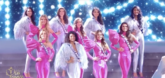 Les Miss régionales en mode disco lors de la 101 cérémonie Miss France - TF1