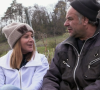 Jean-Daniel lors du séjour à la ferme avec ses prétendantes Zakia et Céline dans "L'amour est dans le pré" - Épisode du 8 novembre 2021, M6