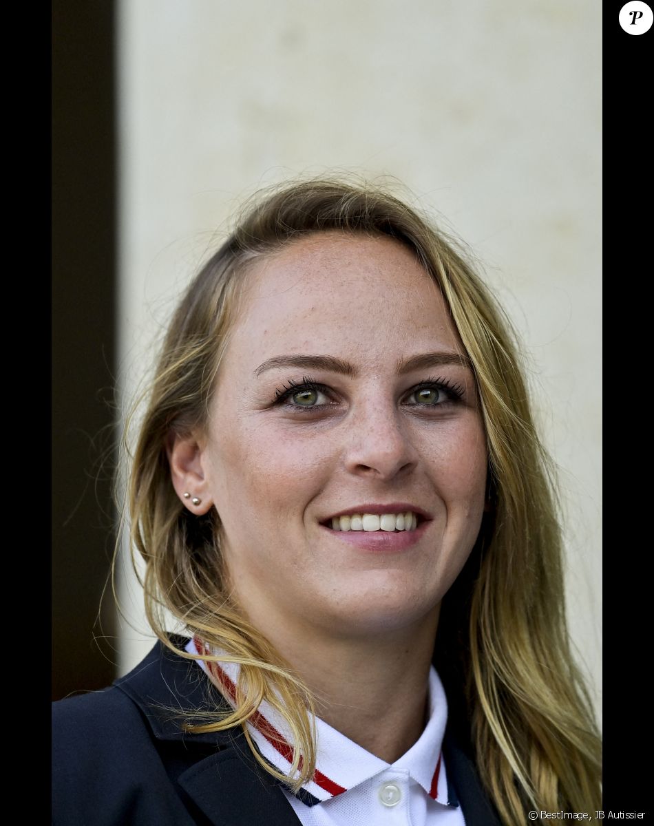 Margaux Pinot - Cérémonie des médaillés olympiques et paralympiques des Jeux de Tokyo au Palais de l'Elysée à Paris. © JB Autissier/Panoramic/Bestimage
