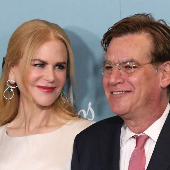 Nicole Kidman et le réalisateur, Aaron Sorkin - Première du film "Being The Ricardos" à New York. Le 2 décembre 2021.