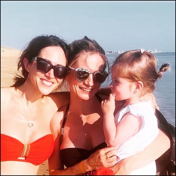 Carole Carat en vacances avec sa soeur Fabienne et sa fille Victoire