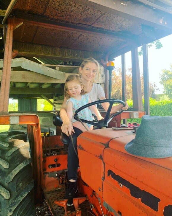Carole Carat avec sa fille Victoire, juin 2021