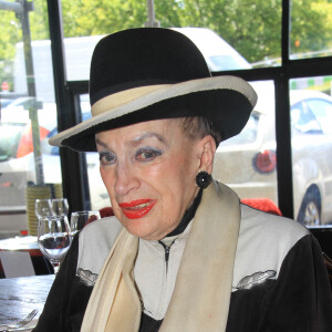 Exclusif - Geneviève de Fontenay - Déjeuner à la brasserie Les Fontaines à Paris. © Baldini / Bestimage 