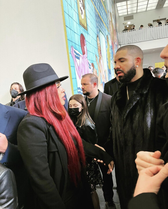 Drake a assisté aux obsèques de Virgil Abloh, lundi 6 décembre 2021 à Chicago.